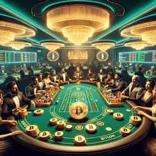 Permainan blackjack, roulette, dan Dragon Tiger di studio Galactic Gems